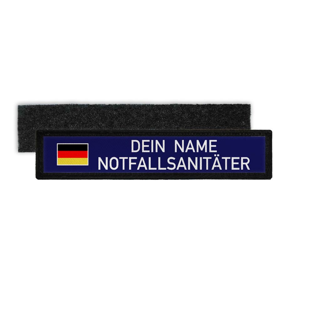 NOTFALLSANITÄTER Namen-Schild Patch Bundeswehr Sanitäter Deutschland #31652