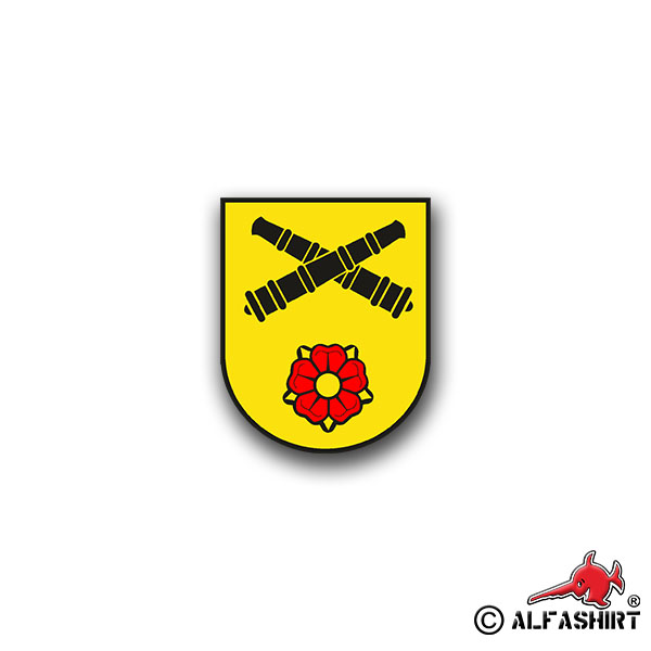 Sticker PzArtBtl 215 Panzerartillerie Augustdorf Army 6x7cm A878