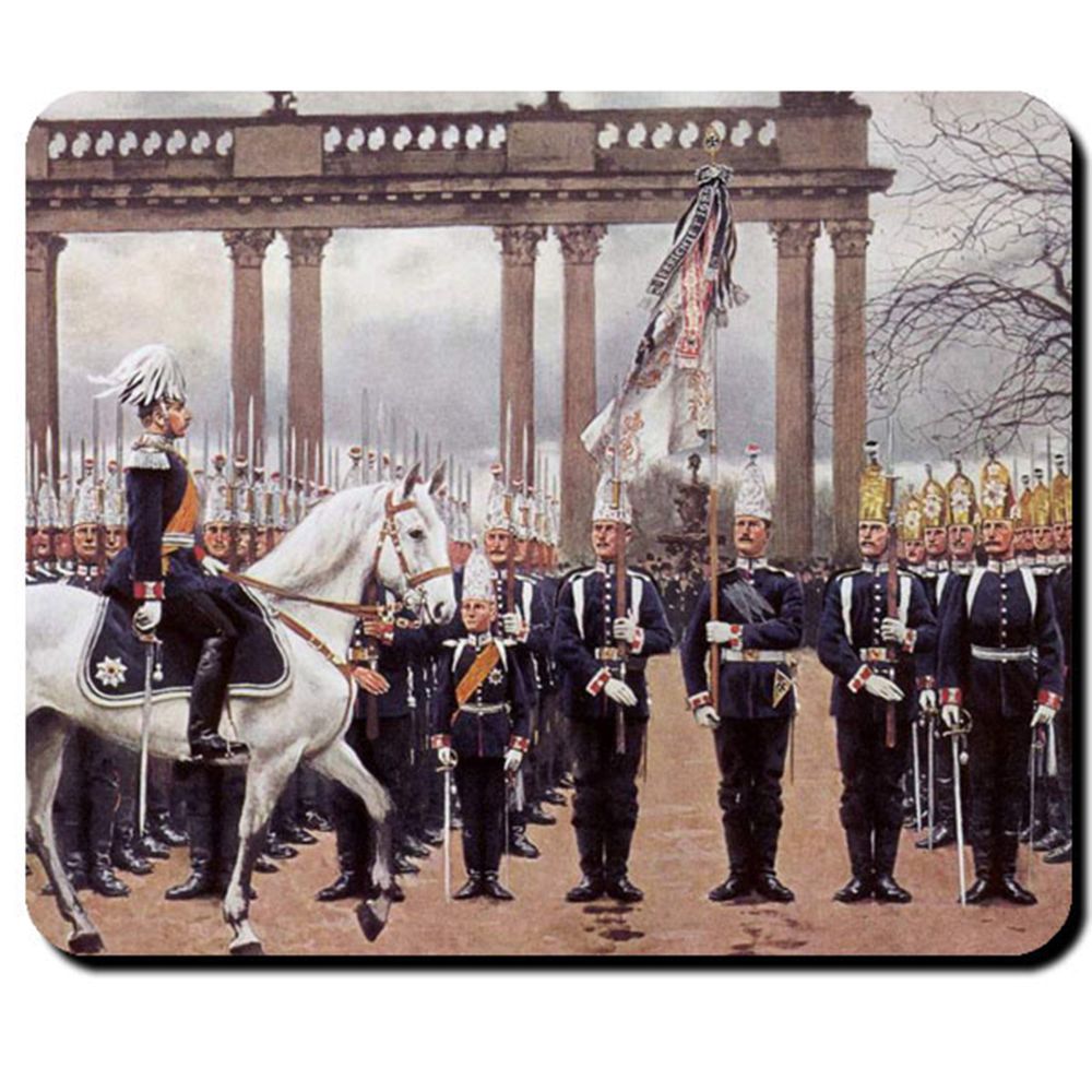 Preußen Parade Kaiser König Deutschland Potsdam Wilhelm - Mauspad #7942 