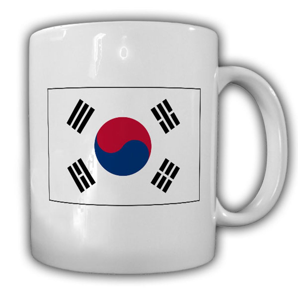 Südkorea Fahne Flagge Republik Korea Daehan Minguk - Tasse #13660