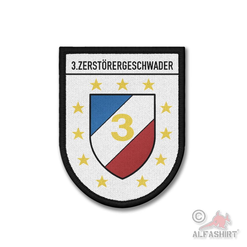 Patch 9x7cm 3. Zerstörergeschwader ZGschw Zerstörerflottille Klasse#45281