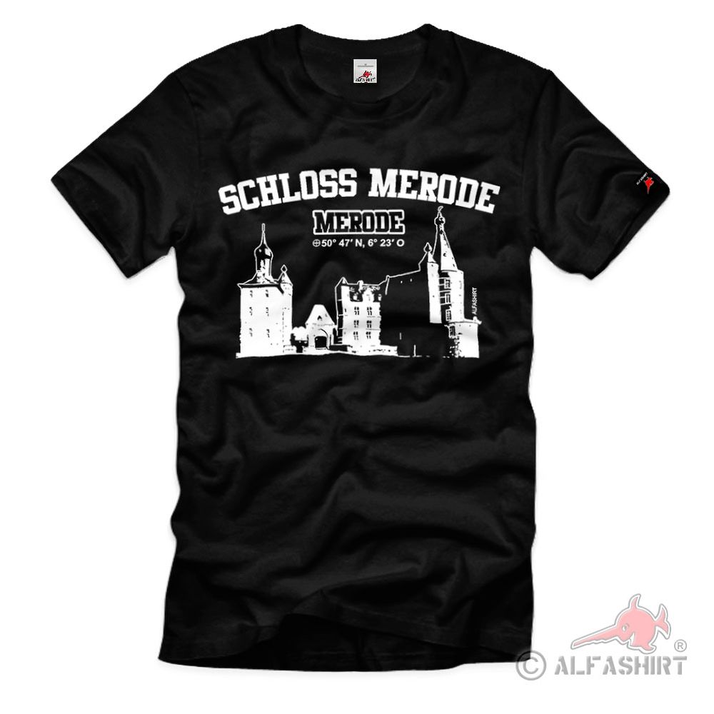 Schloss Merode Langerwehe Wasserschloss NRW Heimat T-Shirt #39934