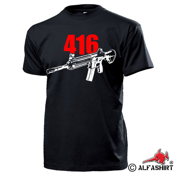 Assault rifle 415 Bundeswehr rifle weapon rapid-fire carbine T Shirt # 15015