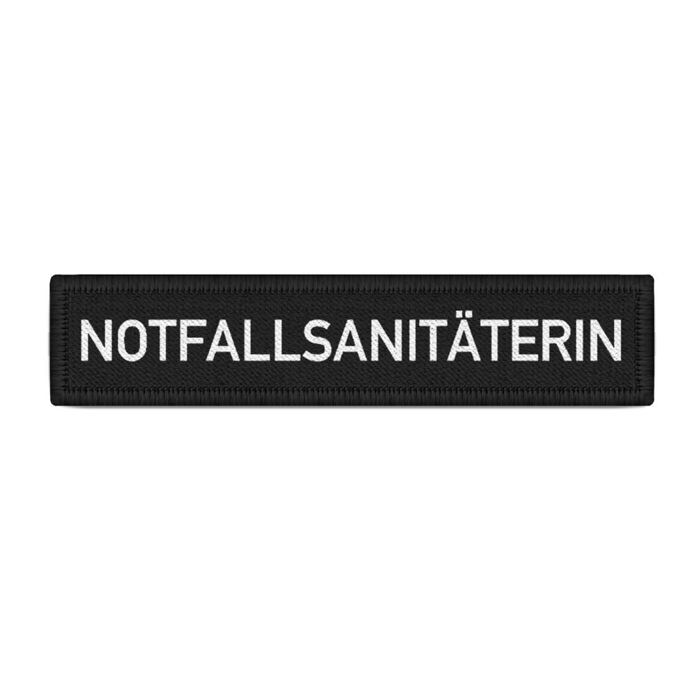 Patch Notfallsanitäterin Namens Streifen Aufnäher Sanitäterin NOT-SAN#36443