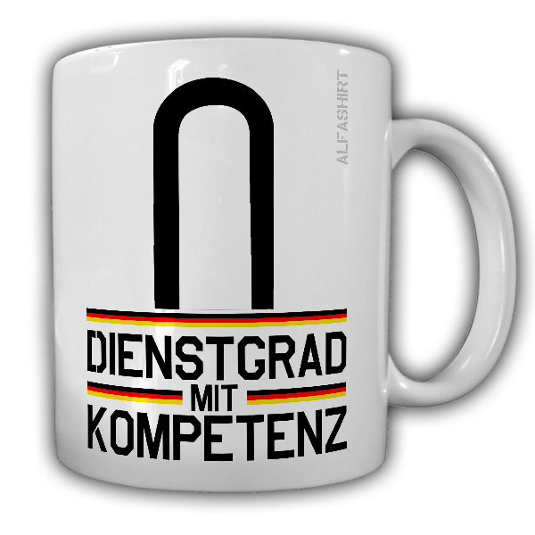 Tasse Unteroffizier Dienstgrad Bundeswehr Dienstgrad Schulterklappe Becher 20657