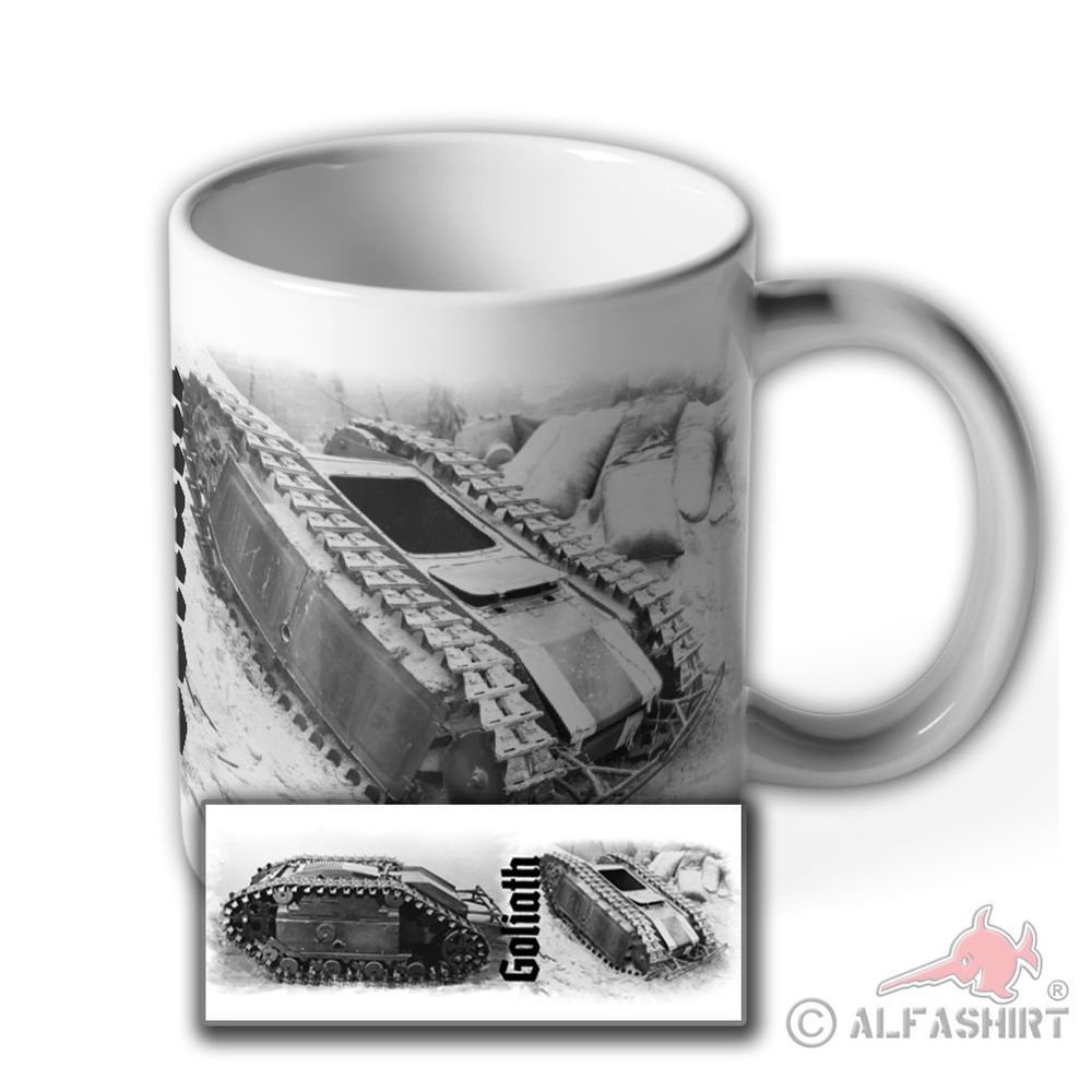 Tasse Goliath Panzer Sprengpanzer Leichter Ladungsträger WK2 Militär #41363