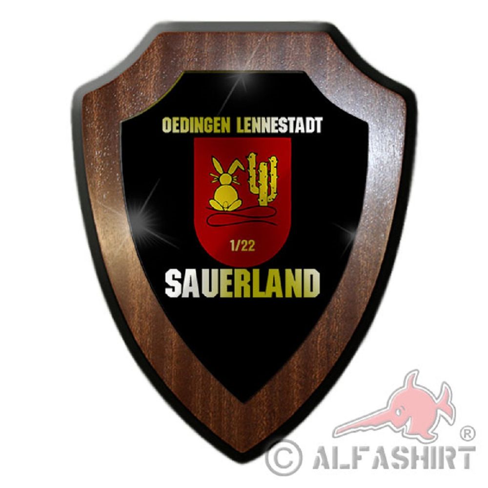 1 FlaRakBtl 22 Sauerland Flugabwehrraketenbataillon Militär Wappenschild #19986