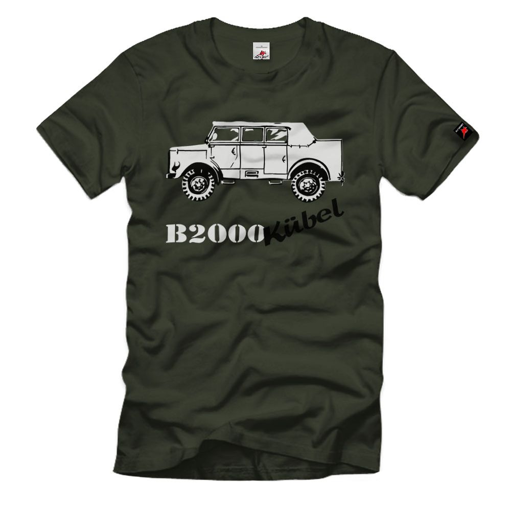 B2000 Kübel Kübelwagen Bundeswehr Allrad Transporter T-Shirt #1617