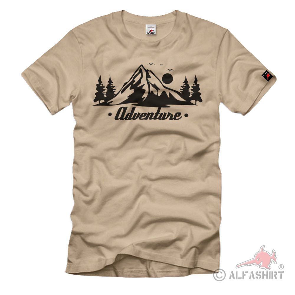 Adventure Wild Forest Survival Prepper Bushcraft Survival T-Shirt # 36678