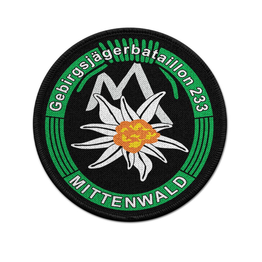 Patch GebJgBtl 233 - Mittenwald Deutschland Bundeswehr 233#47467