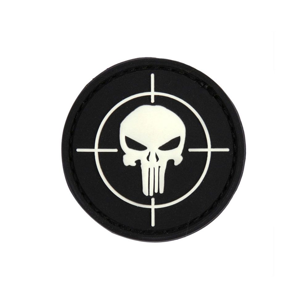PatchVisier 3D Rubber Skull Schädel Einsatz Militär 4,5cm #23279