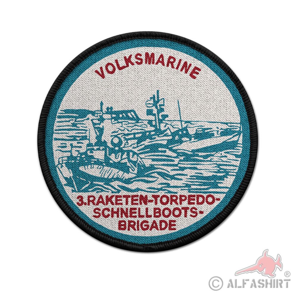 Patch 9cm Volksmarine VM 3 Raketen-Torpedo-Schnellbootsbrigarde #42691