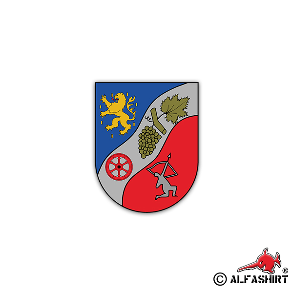 Sticker FlaRgt 5 anti-aircraft regiment Lorch Army Air Defense 6x7cm A2155