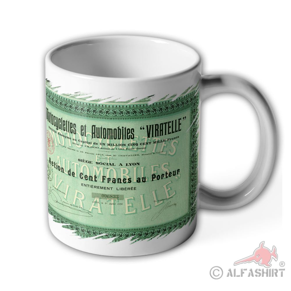 Tasse Viratelle Motocycles Motorrad Biker Frankreich France Börse Akten#39472