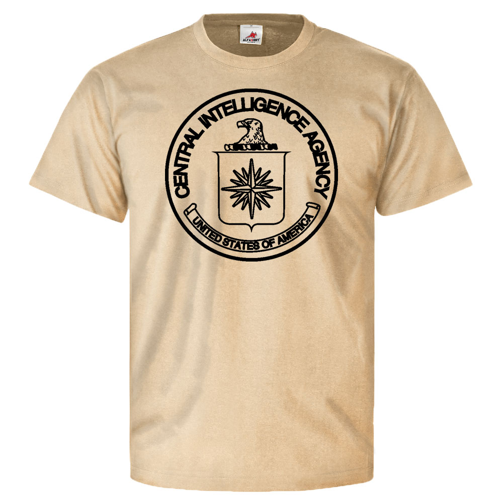 CIA Stempel Central Central Intelligence Agency Zentraler - T Shirt #10671 
