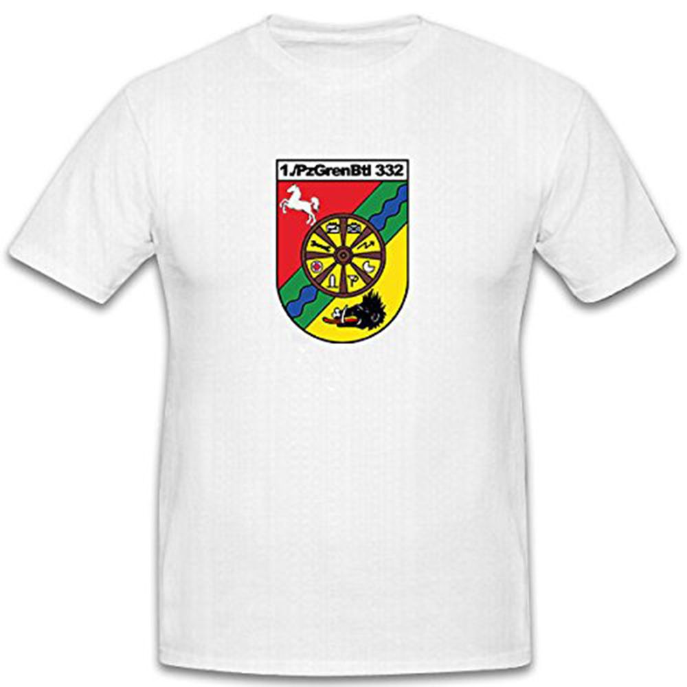 1 Pzgrenbtl 332 Panzergrenadierbataillon 332 1.Kp 1 Kompanie - T Shirt #6569