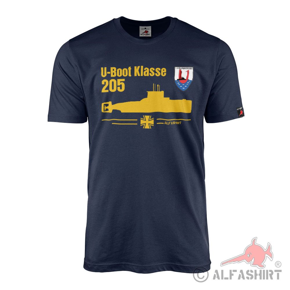 T-shirt submarine class 205 BW 1 submarine squadron UG Kiel submarine teaching group #42362