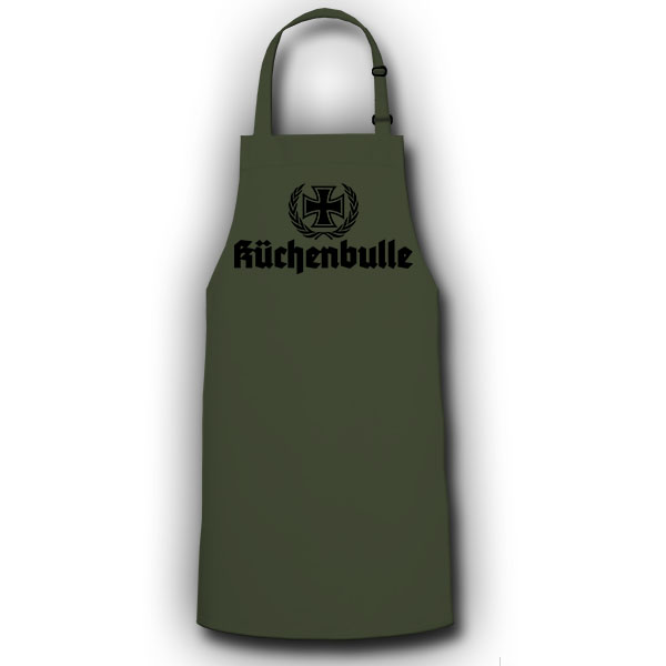 Schürze Küchenbulle Grillen Koch Grillschürze Bundeswehr BBQ #19346