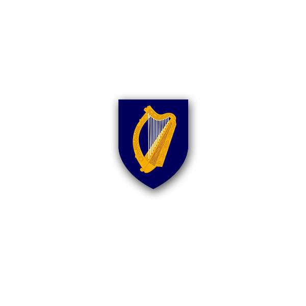 Aufkleber/Sticker Irland Wappen Coat of Arms of Irealand Wappen 5x7cm A3108