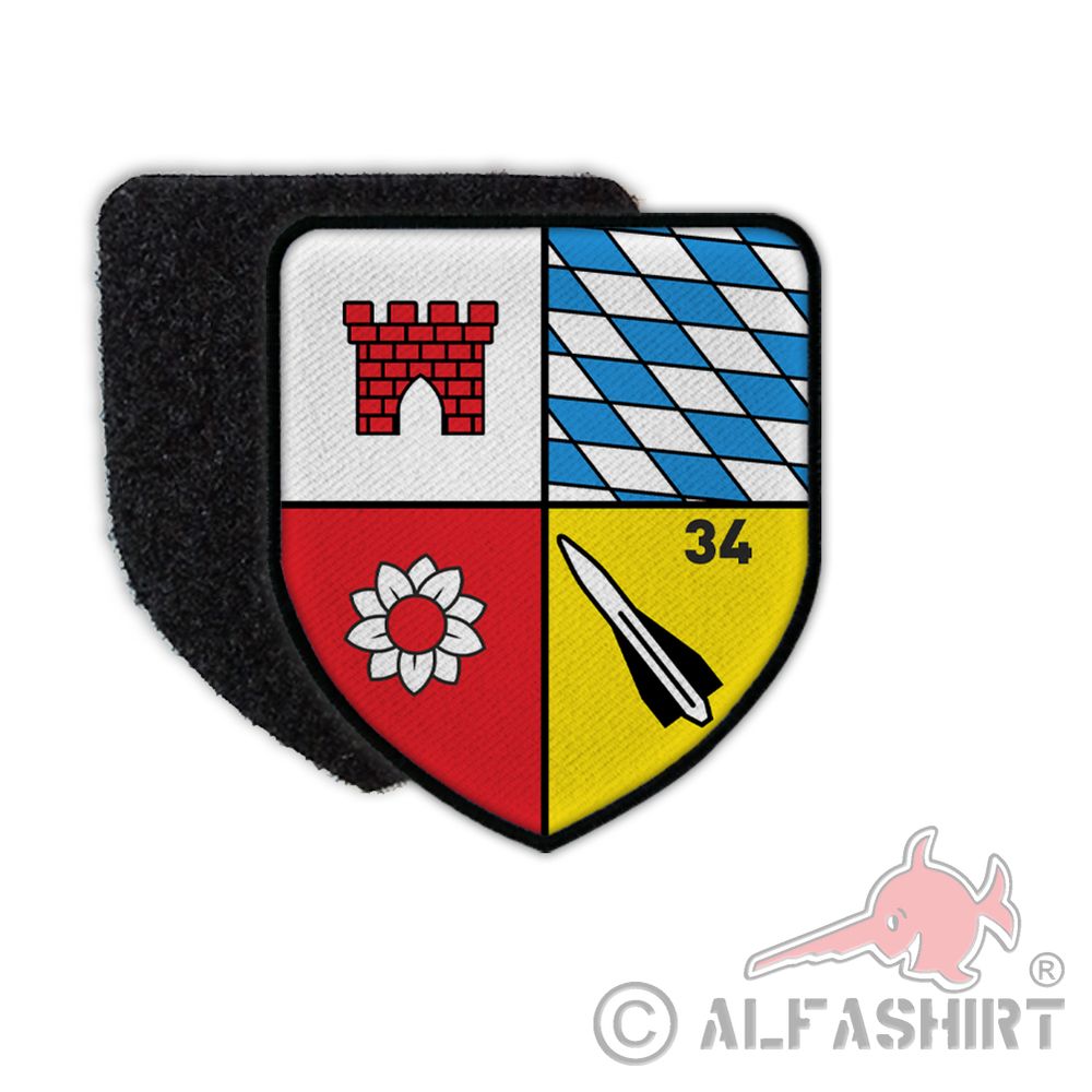Patch FlaRak Btl 34 Hawk Bundeswehr anti-aircraft missile Germany military # 36155