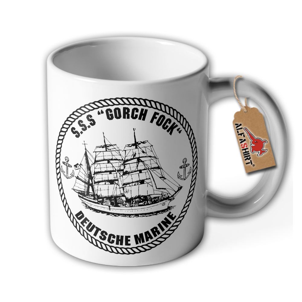 Tasse SSS Gorch Fock Deutsche marine Marine Bundesmarine Besatzung #24097