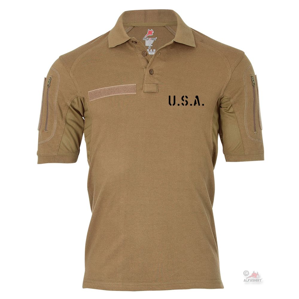 Tactical Poloshirt Alfa - USA United States of America Dienst Polo Shirt #19084 Tactical Poloshirt Alfa - USA United States of America Dienst Polo Shirt #19084