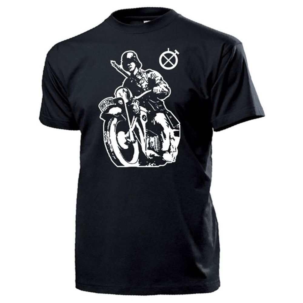 Kradmelder Wh Soldat Motorrad R75 Ks750 Wk Zeichen Maschine - T Shirt #13116