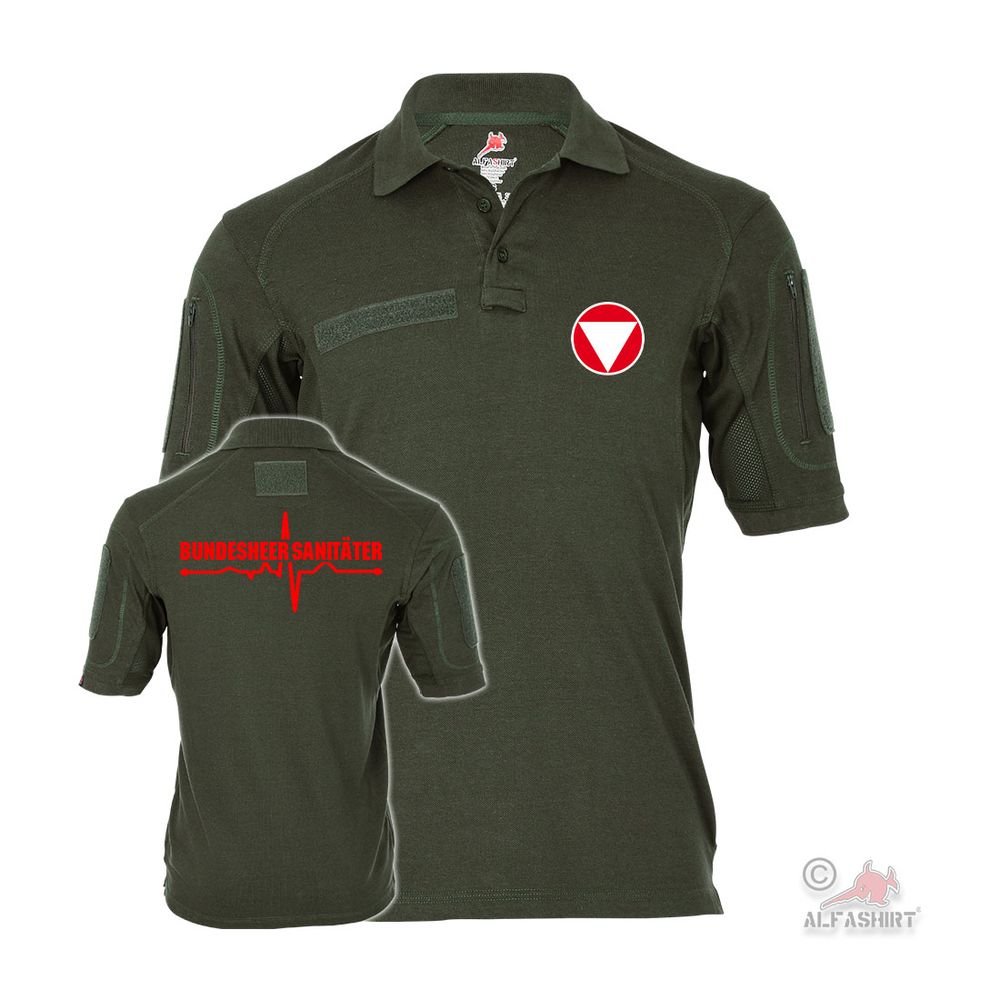 Tactical Polo Bundesheer Sanitäter Sani Beruf Berufung Einsatz #42243