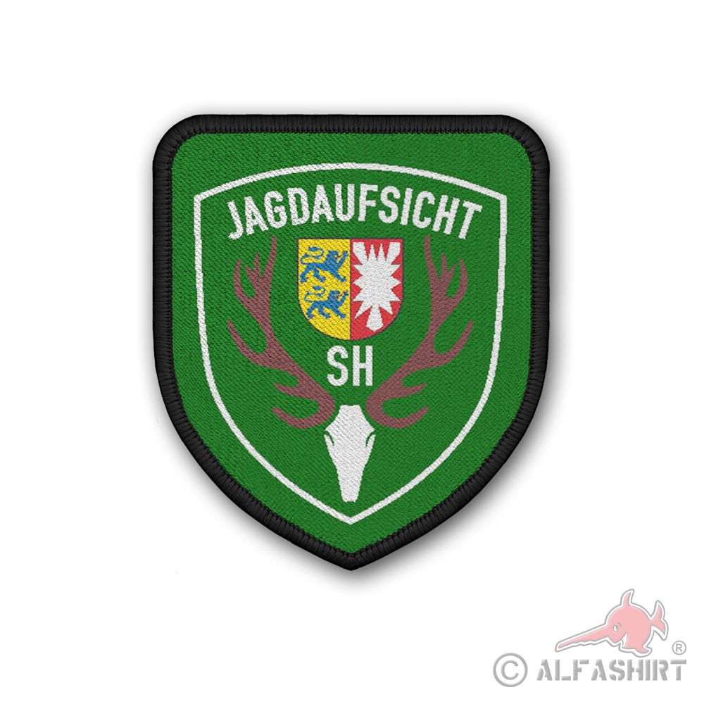 Patch Jagdaufsicht SH Jäger Förster Uniform Bundesland Schutz Wild Hobby #37630
