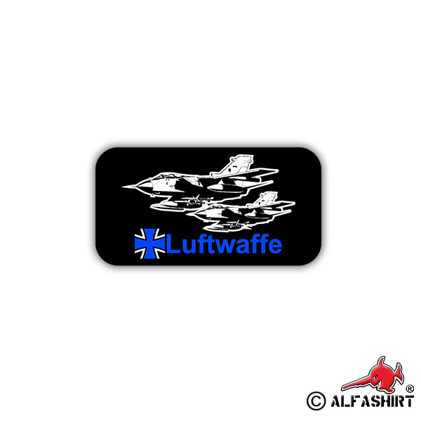 Sticker German Air Force BW Tornado F-16 Eurofighter Jet 7x4cm A1707