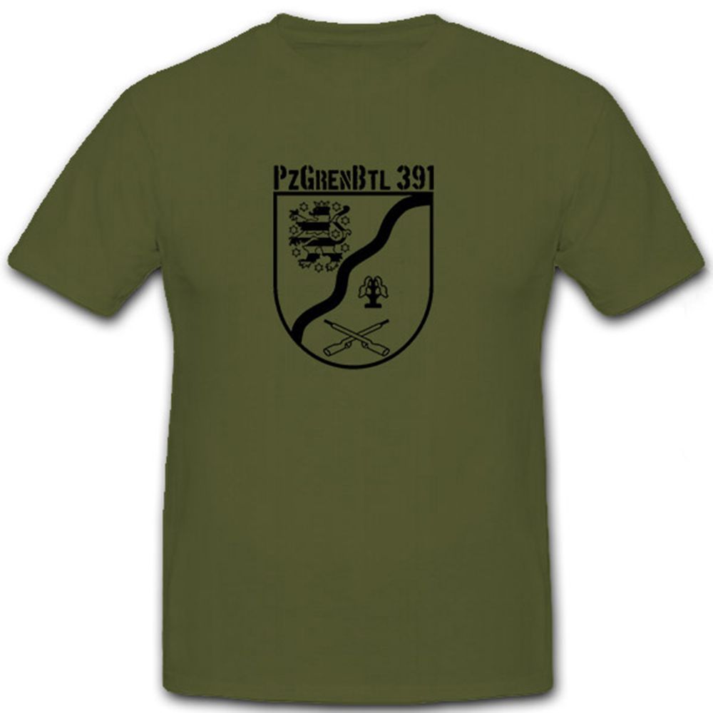 PzGrenBtl 391 Bundeswehr Wappen Werratal Kaserne Abzeichen - T Shirt #6959