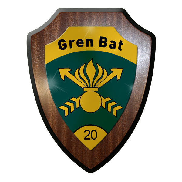 Wappenschild / Wandschild - Gren Bat 20 KSK Grenadierbataillon 20 Armee #11904