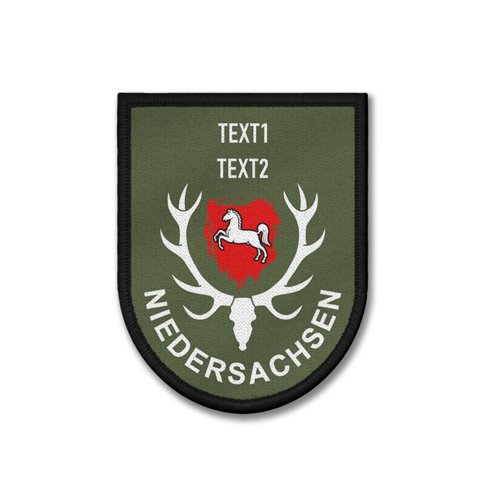 Patch personalisiert Niedersachsen Jagd Jäger Jagdschutz Forstschutz #43771