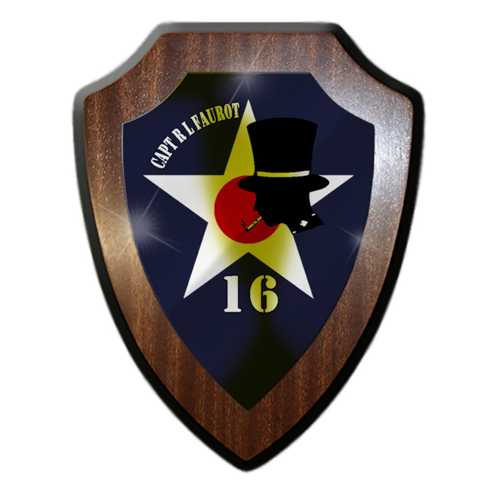 CAPT R L FAUROT US Air Force Unit Troop Emblem Badge Wall Sign # 27316