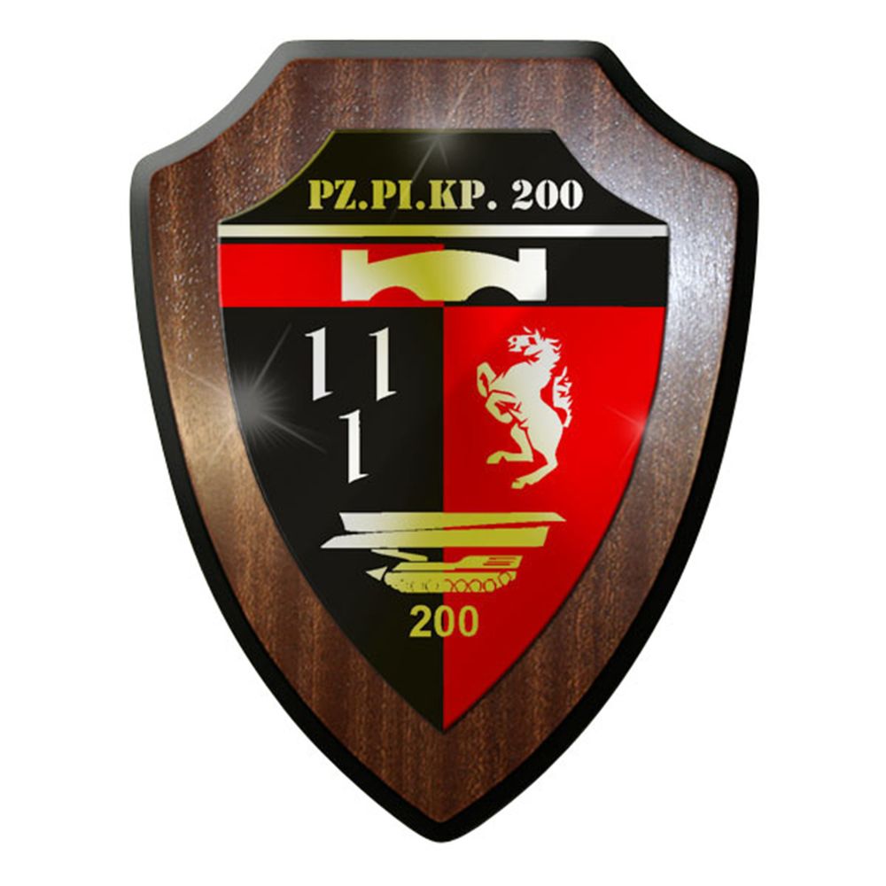 Wappenschild PzPiKp 200 Panzer Pionier Kompanie Bundeswehr Bund Soldaten #8397