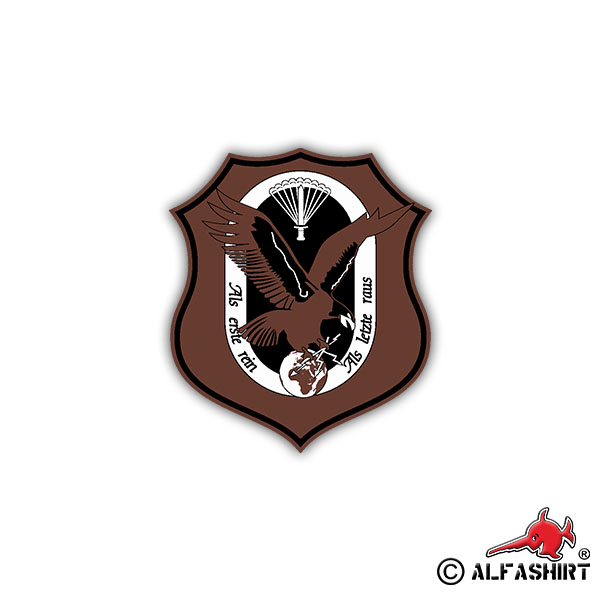 Sticker KSK Fernspader Fernspähkompanie Crest badge 6x7cm A1204