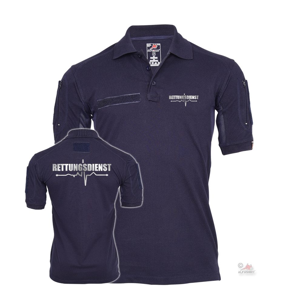 Tactical Polo Rescue Service Reflective Paramedic Rescuer Use # 38951