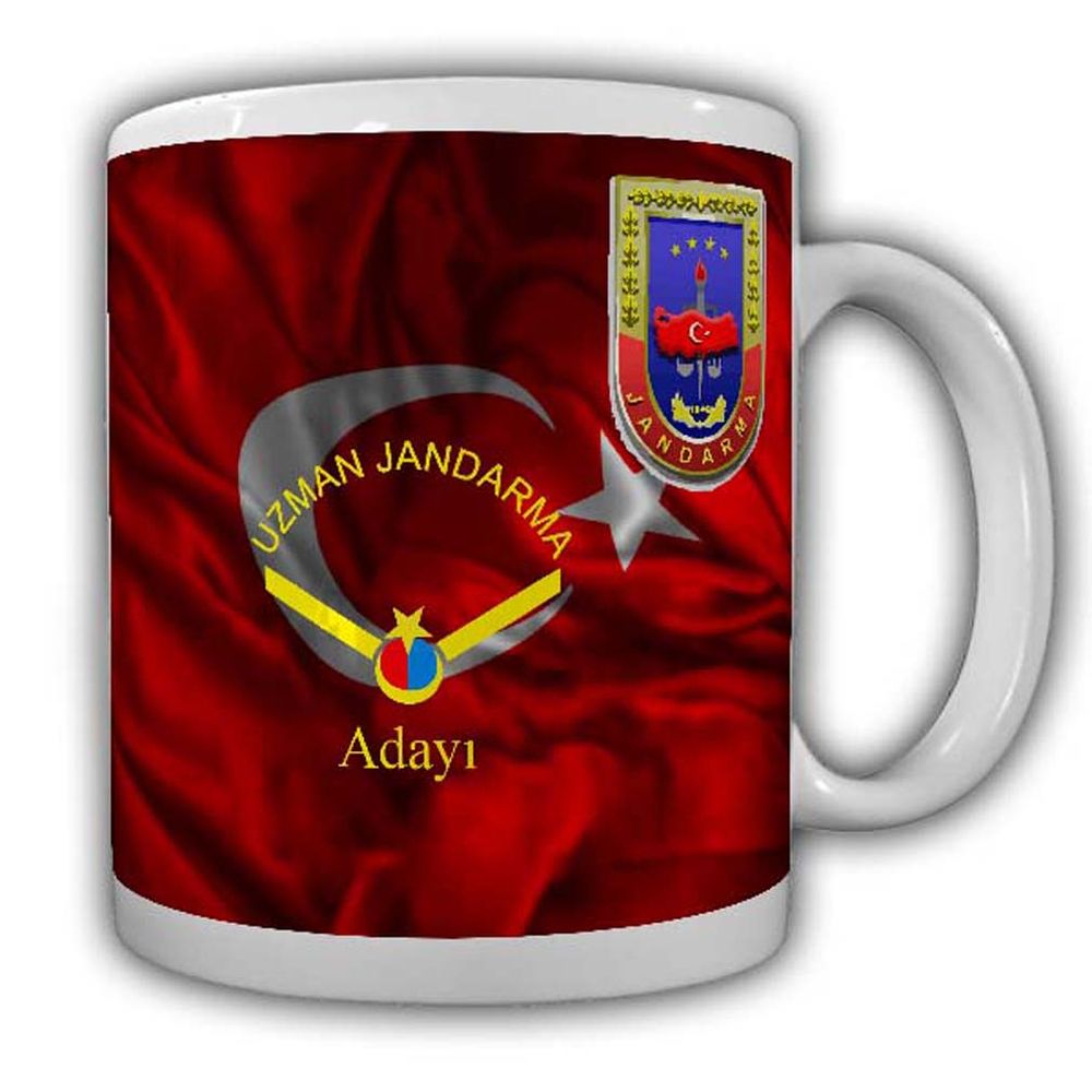 Uzman Janddarma Adayi Tasse  Kaffeebecher Militär Türkey Türkei Einheit #22643