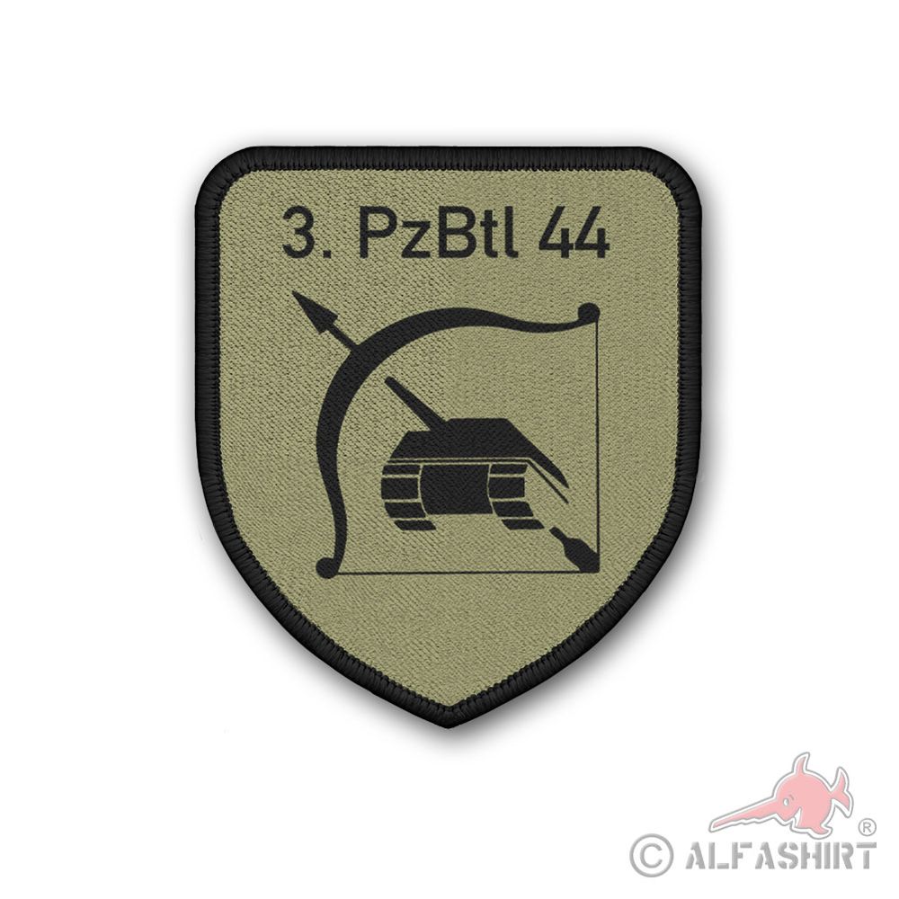 Patch 7.5x4.5cm 3 Company PzBtl Panzer Battalion 44 Panzertruppe #44351