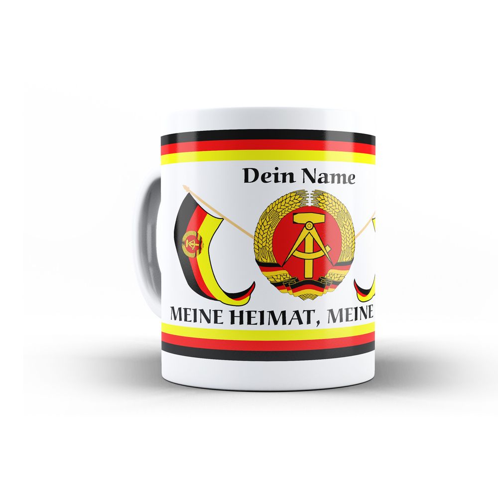 Tasse DDR Heimat meine Liebe personalisiert #35289