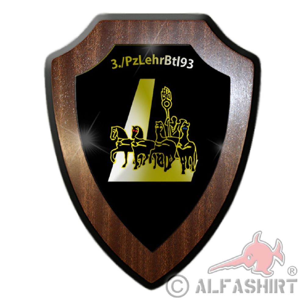 3 PzLehrBtl 93 Panzerlehrbataillon Einheit Kompanie Wappenschild #19768
