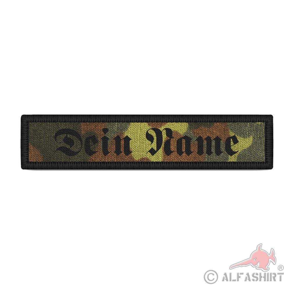 Patch Bundeswehr Namensschild Altdeutsche Schrift BW selbst gestalten #39907