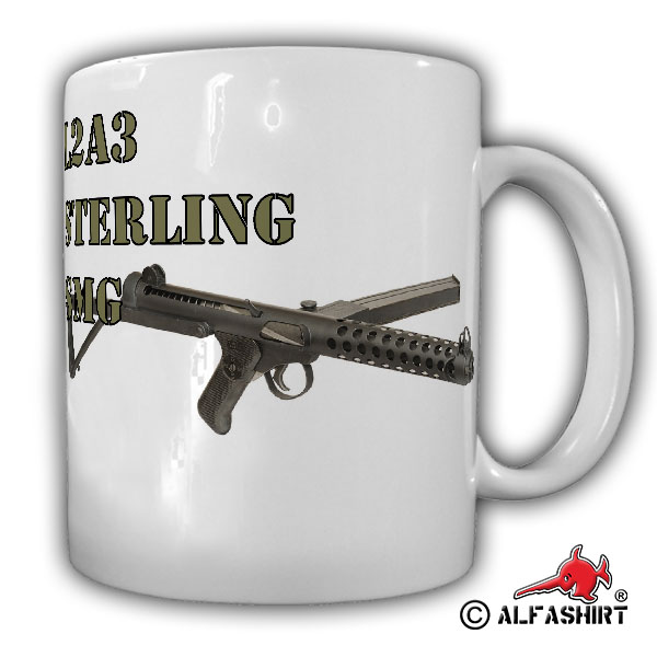 Sterling Submachine Gun British Army MPi C1 Canada United Kingdom Cup # 16320