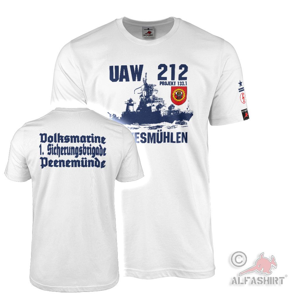 T-Shirt UAW 212 Grevesmühlen Volksmarine 1 Project Funker#45371