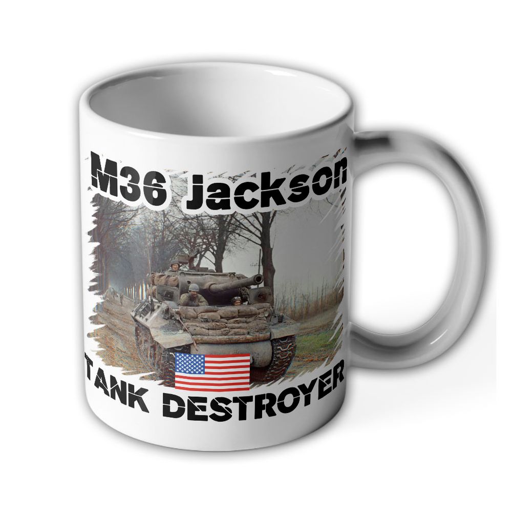 Tasse M36 Jackson Tank Destroyer US Army Panzer Jäger #40573