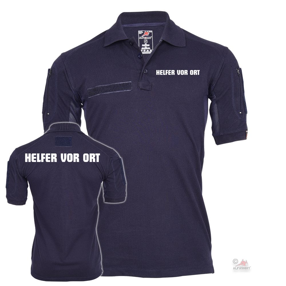 Tactical Polo Helfer vor Ort Ersthelfer Rettung Feuer Dienst Dienstezit #25777