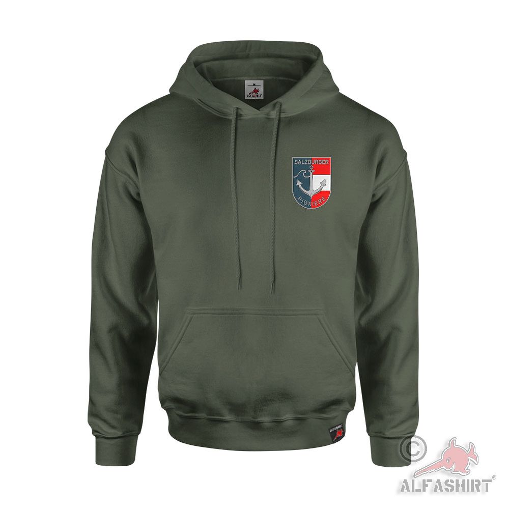 Hoodie Hooded Sweater PiBtl Pioneer Battalion 2 Salzburg Austria #45590