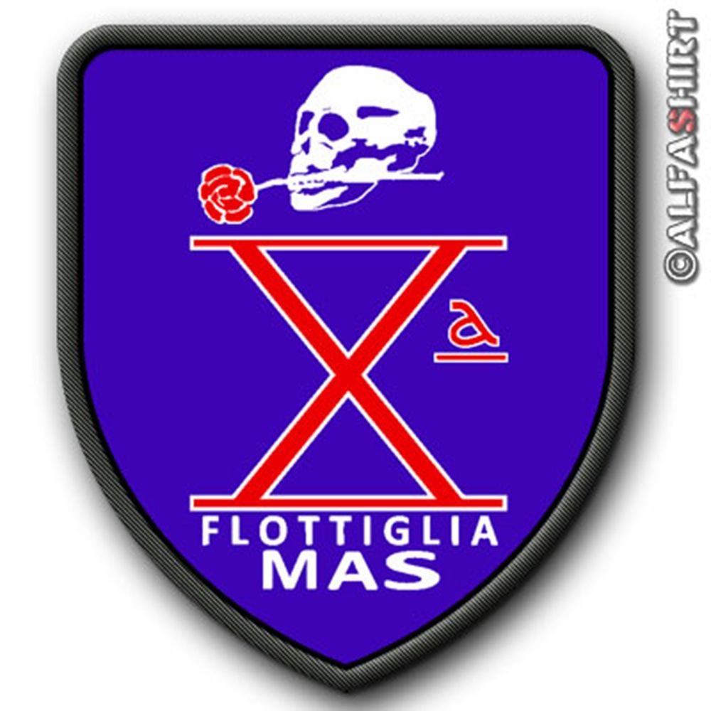 Patch / Aufnäher - Flottiglia MAS-Italien Kampfschwimmer Marine Tauchern 2 #7615