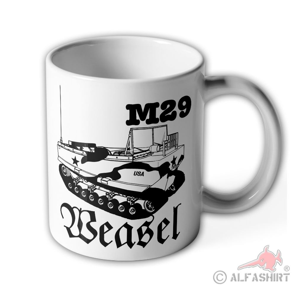 Tasse M29 Weasel US Army Kettenfahrzeug #30703