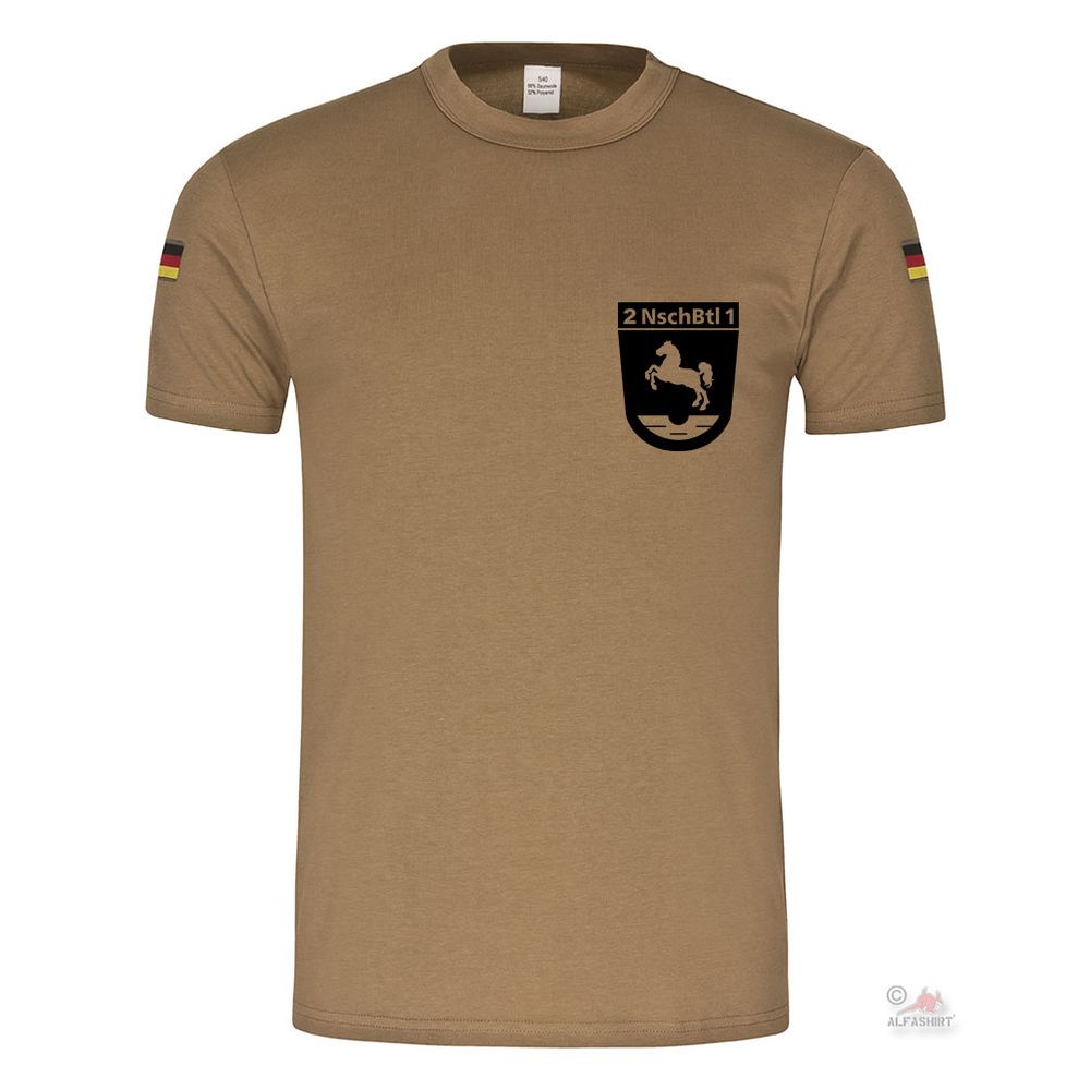BW Tropen 2 NschBtl 1 Nachschubbataillon Scharnhorst Kaserne Tropenshirt #18647